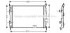 PRASCO DN2278 Radiator, engine cooling